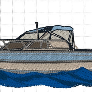 Fishing Boat - Machine Embroidery Design, Embroidery Designs, Machine Embroidery, Embroidery Patterns, Embroidery Files, Instant Download