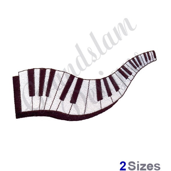 Abstract Piano Keyboard - Machine Embroidery Design