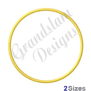 Circle Outline - Machine Embroidery Design