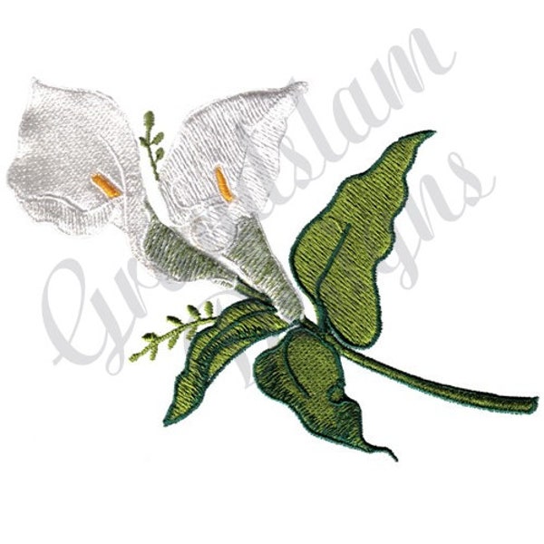 Calla Lily - Machine Embroidery Design