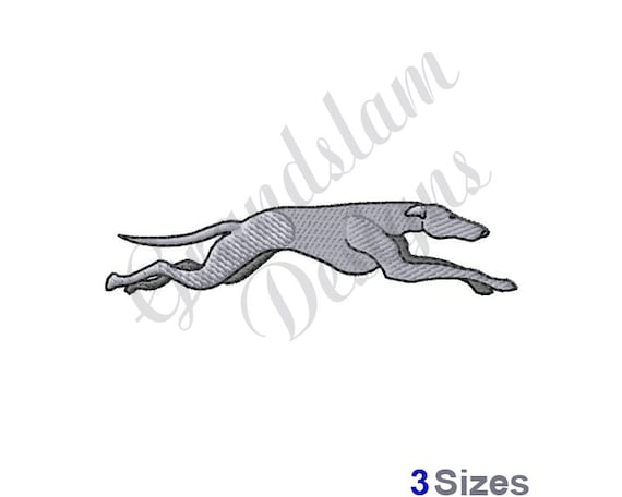 Greyhound Dog - Machine Embroidery Design, Embroidery Designs, Machine Embroidery, Embroidery Patterns, Embroidery Files, Instant Download