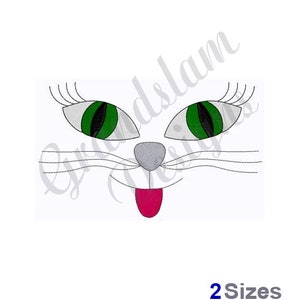 Cat Doll Face  - Machine Embroidery Design