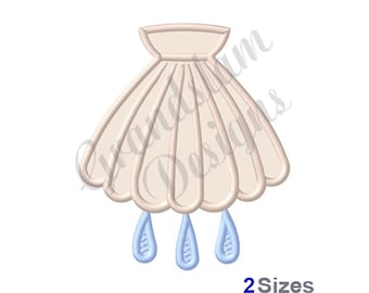 Baptism Shell - Machine Embroidery Design - Etsy