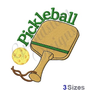 Pickleball - Machine Embroidery Design