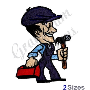 Repair Man - Machine Embroidery Design