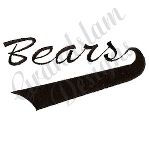 Bears Banner - Machine Embroidery Design
