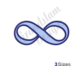 Símbolo del infinito - Diseño de bordado a máquina