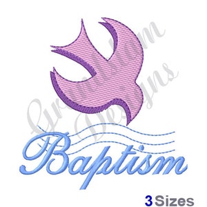 Baptism Dove - Machine Embroidery Design