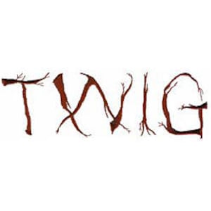 May include: The word "TWIG" spelled out in a stylized font using brown twig-like shapes.