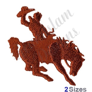 Horse Bucking Bronco - Machine Embroidery Design
