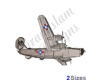 Air Force Plane  - Machine Embroidery Design