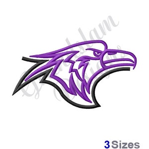 Hawk Head Outline Machine Embroidery Design, Embroidery Designs, Machine Embroidery, Embroidery Patterns, Embroidery Files, Instant Download