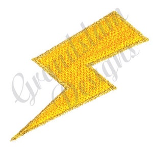 Lightning Bolt - Machine Embroidery Design