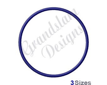 Circle (Outline) Machine Embroidery Design, Embroidery Designs, Machine Embroidery, Embroidery Patterns, Embroidery Files, Instant Download