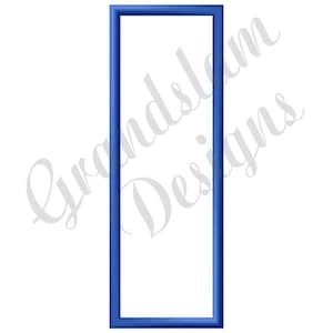 Rectangle Outline - Machine Embroidery Design