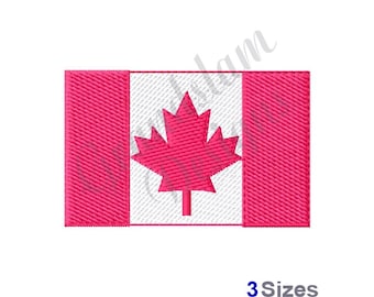 Canadian Flag - Machine Embroidery Design, Embroidery Designs, Machine Embroidery, Embroidery Patterns, Embroidery Files, Instant Download