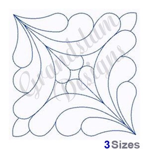Feather Square Quilt Machine Embroidery Design, Embroidery Designs, Embroidery, Embroidery Patterns, Embroidery Files, Instant Download