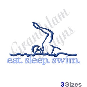 Swimmer Outline - Machine Embroidery Design, Embroidery Designs, Machine Embroidery, Embroidery Patterns, Embroidery Files, Instant Download
