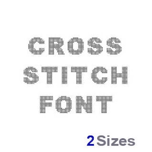 Kreuzstich Schrift Set - Sweetheart Maschinenstickerei Alphabet Schrift