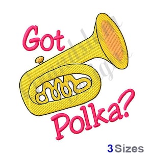 Got Polka Tuba - Machine Embroidery Design, Embroidery Designs, Machine Embroidery, Embroidery Patterns, Embroidery Files, Instant Download