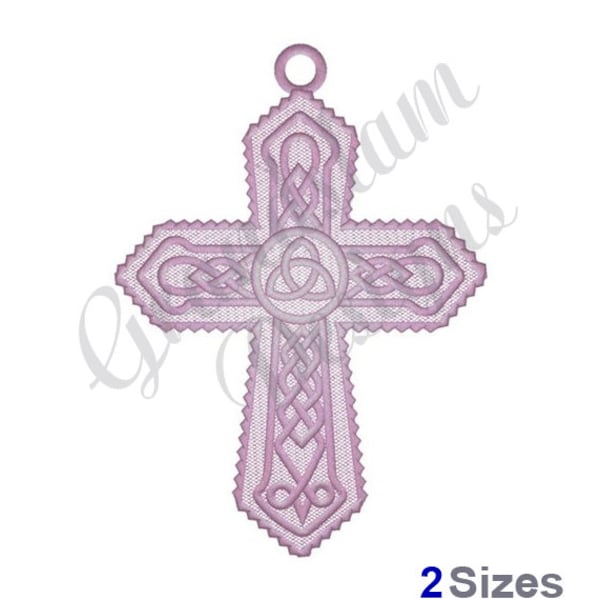 FSL Cross Ornament - Machine Embroidery Design, Embroidery Designs, Embroidery, Embroidery Patterns, Embroidery Files, Instant Download