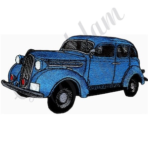 Classic Car - Machine Embroidery Design