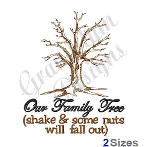 Our Family Tree - Machine Embroidery Design