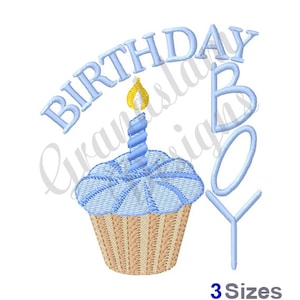 First Birthday Boy - Machine Embroidery Design, Embroidery Designs, Embroidery, Embroidery Patterns, Embroidery Files, Instant Download