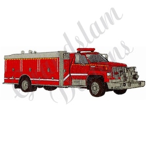 Fire Engine - Machine Embroidery Design, Embroidery Designs, Machine Embroidery, Embroidery Patterns, Embroidery Files, Instant Download
