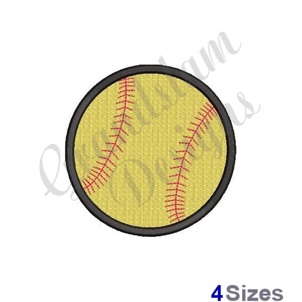 Softball - Machine Embroidery Design, Embroidery Designs, Machine Embroidery, Embroidery Patterns, Embroidery Files, Instant Download
