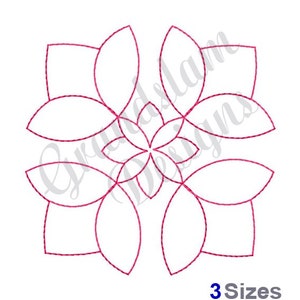 Blumenblock - Stickdatei, Stickdatei, Stickdatei, Stickdatei, Stickdatei, Stickdatei, Maschinenstickerei, Sofort Download