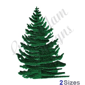 Evergreen Tree - Machine Embroidery Design