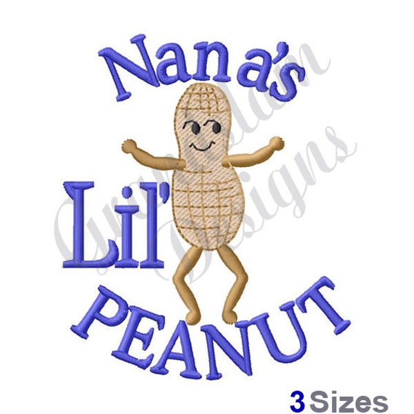 Nana’s Little Peanut - Conception de broderie à la machine