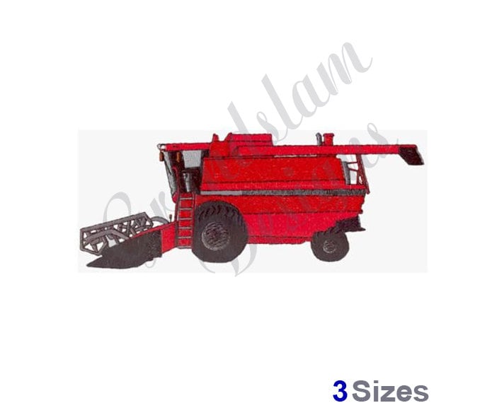 Farm Combine - Machine Embroidery Design