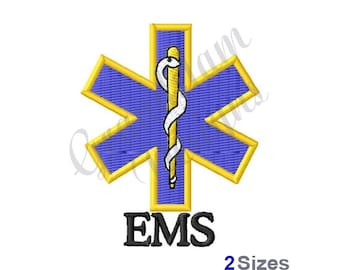 Ems Paramedic - Machine Embroidery Design