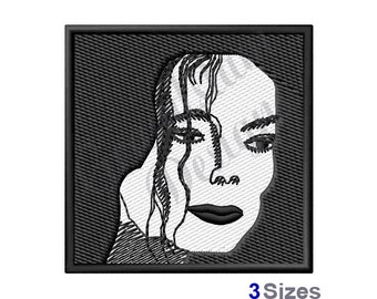 Michael Jackson Face - Machine Embroidery Design