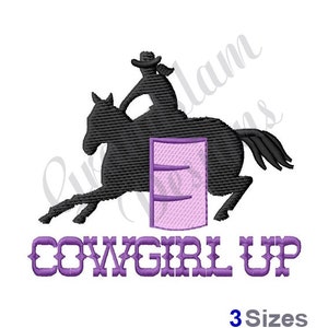 Cowgirl Up - Machine Embroidery Design, Embroidery Designs, Machine Embroidery, Embroidery Patterns, Embroidery Files, Instant Download