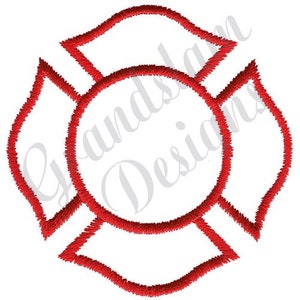 Maltese Cross Outline - Machine Embroidery Design