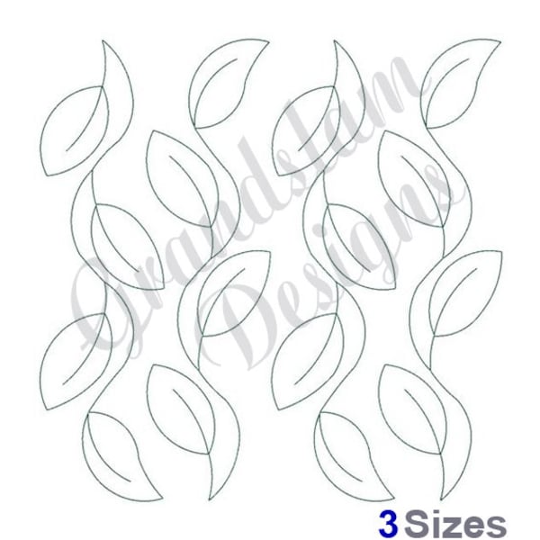 Running Leaves - Machine Embroidery Design, Embroidery Designs, Machine Embroidery, Embroidery Patterns, Embroidery Files, Instant Download