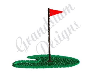 Golf Green Machine Embroidery Design (Digital Download)