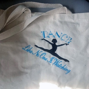 Dance Like No One Is Watching - Machine Embroidery Design
