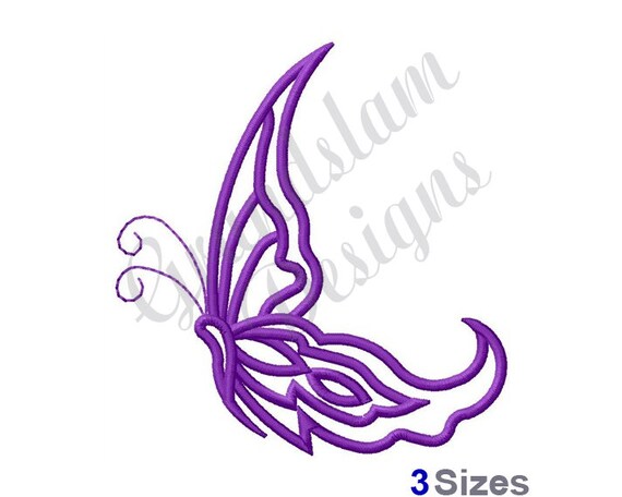Butterfly Outline - Machine Embroidery Design