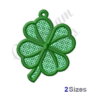 FSL Clover Ornament - Machine Embroidery Design