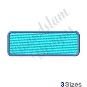 Rounded Rectangle (Light Fill) - Machine Embroidery Design
