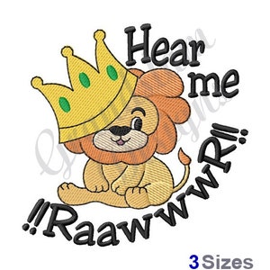 Baby Lion King - Machine Embroidery Design, Embroidery Designs, Machine Embroidery, Embroidery Patterns, Embroidery Files, Instant Download