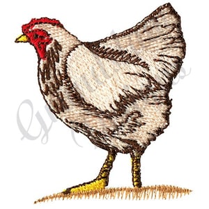 Hen Chicken - Machine Embroidery Design