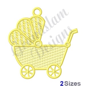 Fsl Buggy Stroller Ornament - Machine Embroidery Design, Embroidery Designs, Embroidery Patterns, Embroidery Files, Instant Download