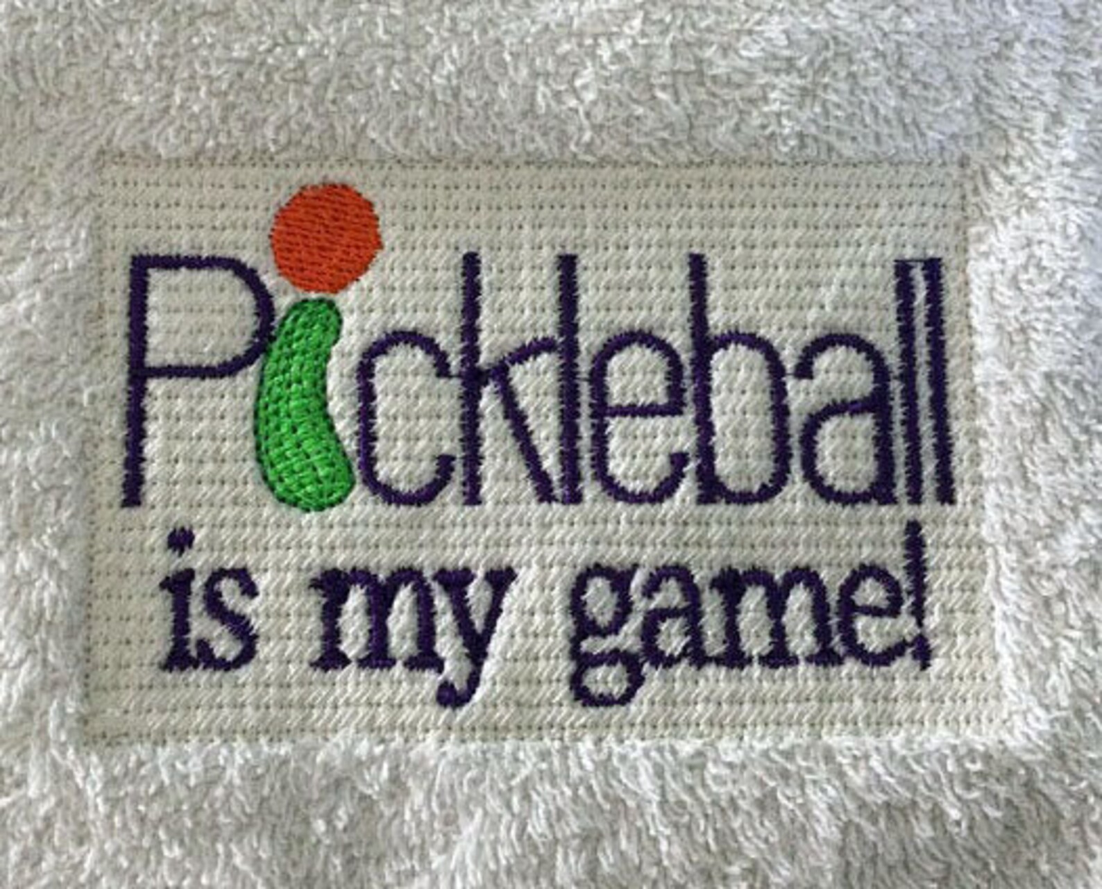 Pickleball Is My Game Machine Embroidery Design Etsy