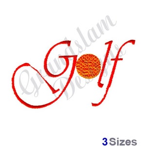 Golf Ball - Machine Embroidery Design, Embroidery Designs, Machine Embroidery, Embroidery Patterns, Embroidery Files, Instant Download