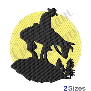 Horse Rider Silhouette - Machine Embroidery Design, Embroidery Designs, Embroidery, Embroidery Patterns, Embroidery Files, Instant Download